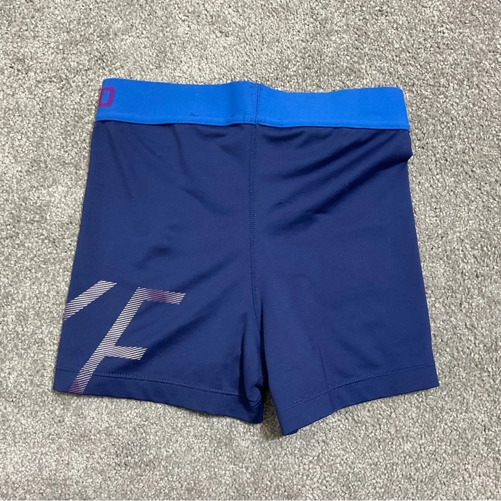 Nike Pro Navy and Blue Shorts - Picture 2 of 8